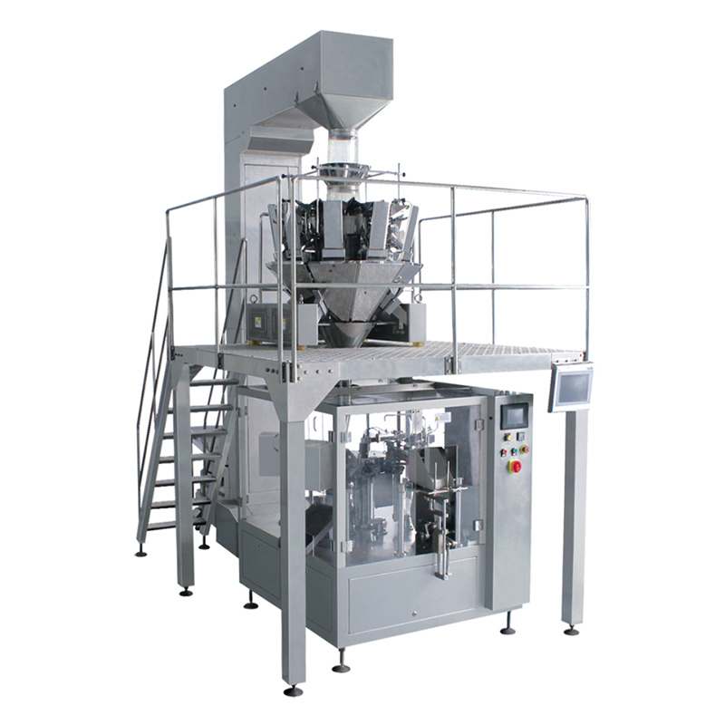 Ex-factory price Vertical Automatic Multi-head Weighing Beans/Corns/Grains/Food/Snacks Packing Machine